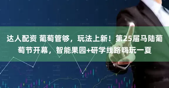 达人配资 葡萄管够，玩法上新！第25届马陆葡萄节开幕，智能果园+研学线路嗨玩一夏