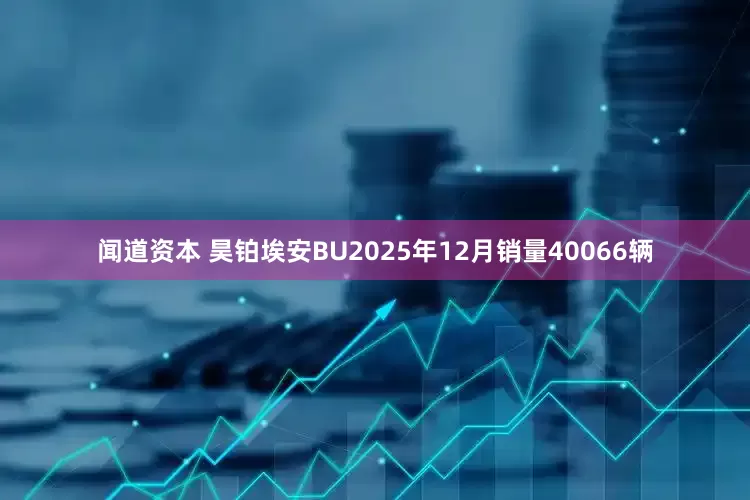 闻道资本 昊铂埃安BU2025年12月销量40066辆